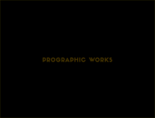 Tablet Screenshot of prographicworks.com